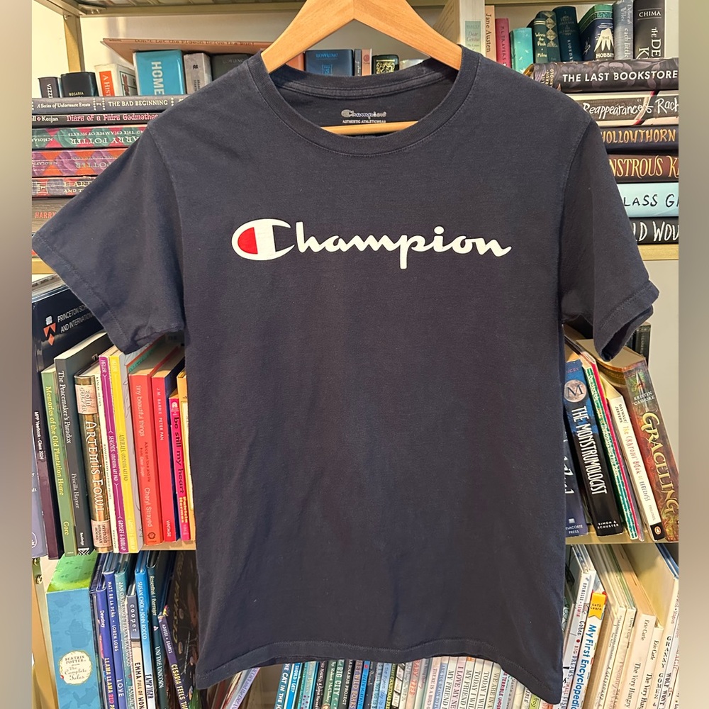 Classic Black Champion T-Shirt 👕